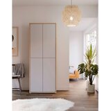 Modern Living Omara Za Čevlje Alice, Svetlo Siva, Barva Hrasta | Shoptok.si