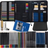 VERKGROUP 72 delni umetniški komplet svinčnikov in barvic za skiciranje in risanje, (20472320) | Shoptok.si