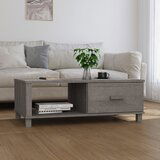 vidaXL stolić za kavu svjetlosivi 100 x 55 x 35 cm od masivne borovine Cijene