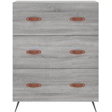  Visoka komoda siva sonome 69,5x34x180 cm od konstruiranog drva | shoptok.hr