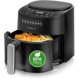 EMERIO AF-129369 fryer Single 4.5 L Stand-alone 1300 W Hot air fryer Black | shoptok.hr