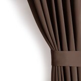 Restilo Rjava zatemnitvena izolacijska zavesa 140x245 cm Pleat – | Shoptok.si