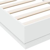  Okvir kreveta s LED svjetlima bijeli 75 x 190 cm | shoptok.hr