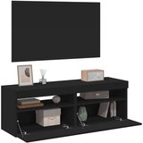 vidaXL TV ormarići s LED svjetlima 2 kom crni 60 x 35 x 40 cm Cijene