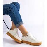 Gemre White lace-up platform sneakers Felicita | shoptok.hr