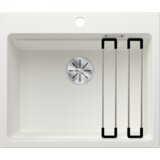 Blanco sudoper ETAGON 6 InFino SILGRANIT pribor inox nosači, bez dalj. upr. - GLEČER BIJELA | shoptok.hr