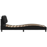  Okvir za krevet s uzglavljem crni 90x200 cm od umjetne kože | shoptok.hr