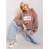 ex moda Sweatshirt-EM-BL-651/2.41X-brown | Shoptok.si
