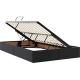  Krevet s od storage s madracem Crna 120 x 200 cm Lažna koža | shoptok.hr