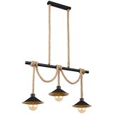 Globo 15690-3H - visilica na sajli diana 3xE27/60W/230V crna | Eponuda.com