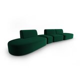 Milo Casa Zelena žametna sedežna garnitura levi kot 428 cm Paolo – | Shoptok.si