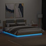  Okvir kreveta s uzglavljem LED boja hrasta sonome 180 x 200 cm | Eponuda.com
