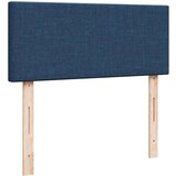  Otomanski okvir kreveta s madraca plavi 120x190 cm od tkanine | shoptok.hr
