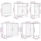  11-dijelni set kuhinjskih ormarića Lucca konstruiranog drva | shoptok.hr