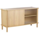 UMAGE Vitrina od punog hrasta s kliznim vratima u prirodnoj boji 135x73,5x48 cm Italic – | shoptok.hr