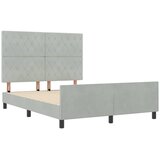  s opruga kutije Svjetlosiva 160 x 200 cm Baršun | shoptok.hr