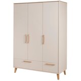Roba Kremno bela/v naravni barvi otroška garderobna omara v hrastovem dekorju 138x200x55 cm Jil – | Shoptok.si