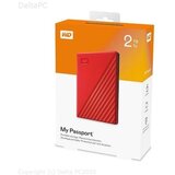 HDD Ext WD My Passport USB 3.2 Red 2TB | Eponuda.ba