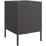 vidaXL Nočna omarica črna 36x39x50,5 cm jeklo | Shoptok.si