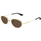 Alexander Mcqueen AM0523S 002 ONE SIZE (50) Zlata/Rjava Cene