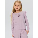 Sinsay Rebrasti komplet: bluza s volanima i hlače Stitch | shoptok.hr