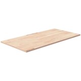 vidaXL Kopalniški pult 80x40x1,5 cm neobdelana trdna hrastovina Cene