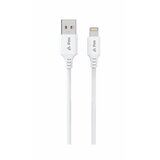 Swissten iPEAX KABEL TPU USB-A/LIGHTNING 1,5M, 30W, USB 2.0 Ultra otporan bijeli | shoptok.hr