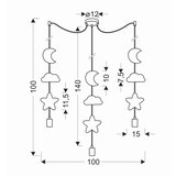 Lesnina XXXL OTROŠKA VISEČA SVETILKA Trio E27 | Shoptok.si