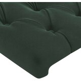  Uzglavlje tamnozeleno 93x16x118/128 cm baršunasto | shoptok.hr