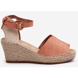 EVENTO Comfortable Women's Sandals On Wedge Light pink Dellia | Shoptok.si