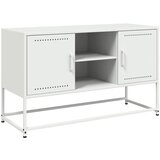 Furnova TV omarica bela 100,5x39x60,5 cm jeklo, (21922508) | Shoptok.si
