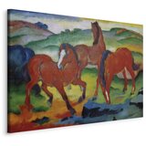  Slika - Franz Marc – The Red Horses (Grazing Horses IV) 120x80 Standard | shoptok.hr