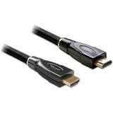 Delock hdmi kabel z mrežno povezavo 2m črn high speed premium 82737 | Shoptok.si