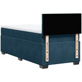 Box spring krevet s madracem plavi 80 x 200 cm baršunasti | Eponuda.ba