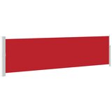  Uvlačiva bočna tenda za terasu 140 x 500 cm crvena | Eponuda.com