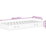  Madrac s džepičastim oprugama srednje čvrst 70x200 cm | shoptok.hr