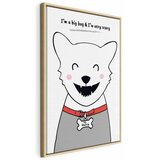  Slika - Doggy Harry (1 Part) Vertical 60x90 U prirodnom drvenom okviru | shoptok.hr