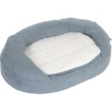  Pasja postelja Memory ovalna, siva - D 72 x Š 50 x V 20 cm | shoptok.hr