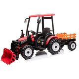 Traktor na akumulator s prikolicom Hercules 24V - crveni | shoptok.hr