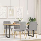  Blagovaonske stolice od tkanine 4 kom oblačnosive | shoptok.hr