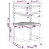  3-delni set klopi za vrt iz trde akacije | Shoptok.si