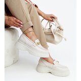 Karino Light beige leather shoes | Shoptok.si