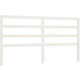  Posteljno vzglavje belo 186x4x100 cm trdna borovina, (20647504) | Shoptok.si