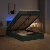  Krevet od pjene s madracem i LED-om Tamnozelena 120 x 190 cm | shoptok.hr