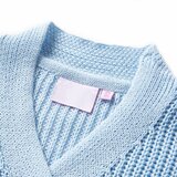  Dječji kardigan pleteni plavi 128 | shoptok.hr