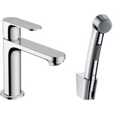 Hansgrohe 72215000 rebris s 110 armatura za umivalnik s higijenskim tuš setom Cene