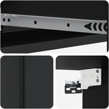 Stolna montirana na zid Crna 87,5 x 34,5 x 17 cm | shoptok.hr