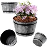KADAX cvetlični lonec, cvetlični lonec, vrtni pokrov, okrogel, plastično stojalo za rože, 30 cm, (5000350884) | Shoptok.si