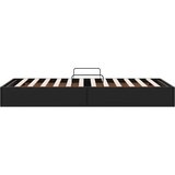 Otomanski krevet s pohranom Crna 100 x 200 cm Lažna koža | shoptok.hr