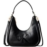 BOLD CK SMALL CRESCENT BAG Crna